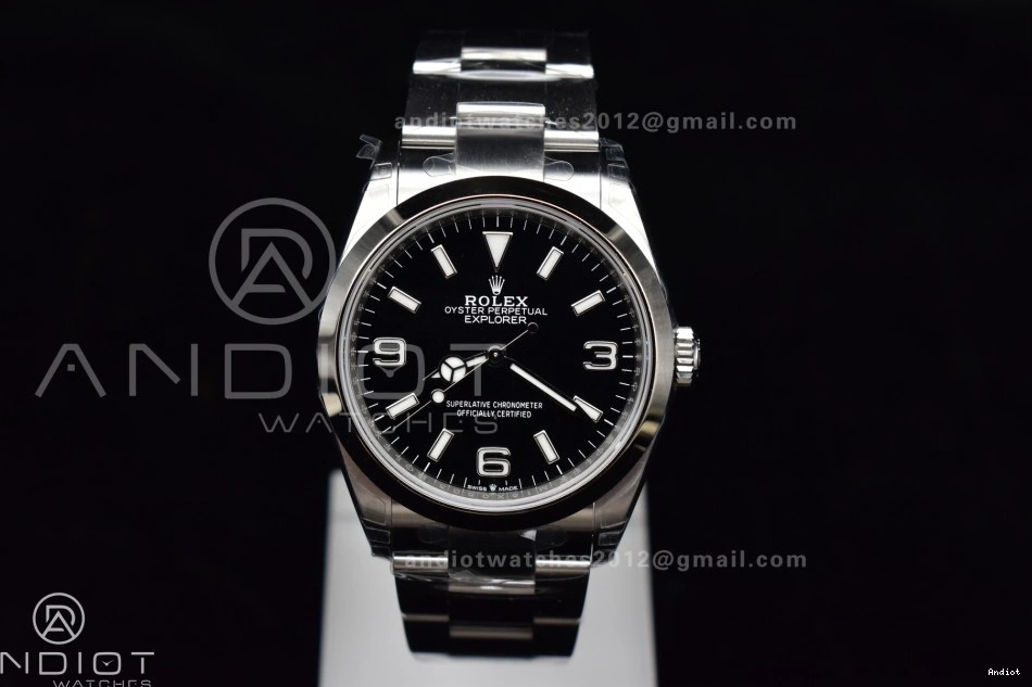 Explorer 124270 VSF on 904L Edition Best 1:1 SS Black 36mm Bracelet Dial DD3230 Steel 0312